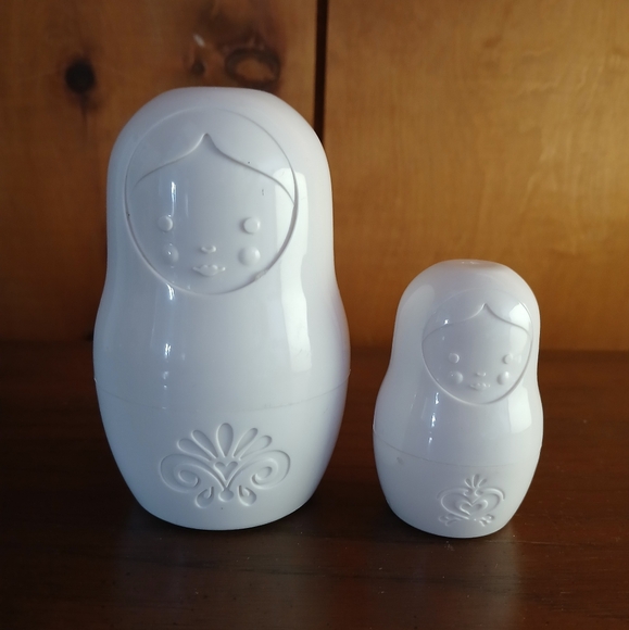 Matryoshka Russian Nesting Dolls Salt & Pepper Shakers NEW - Picture 6 of 12